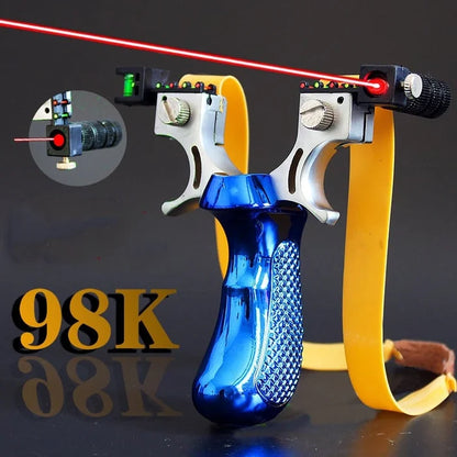 Precision Aiming High Power Laser Slingshot